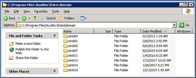 Algo Recrding directories, v2.1