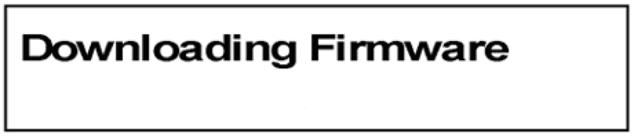 downloading firmware download progress